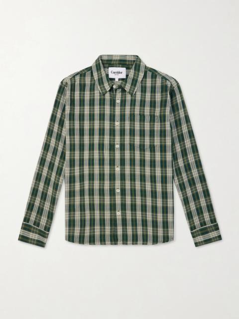 Corridor Verdant Checked Cotton Shirt