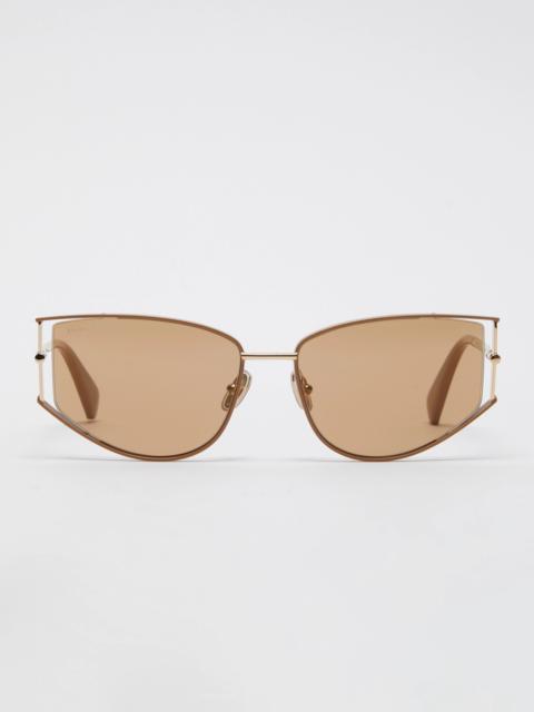 Max Mara Cat-eye sunglasses - CAMEL