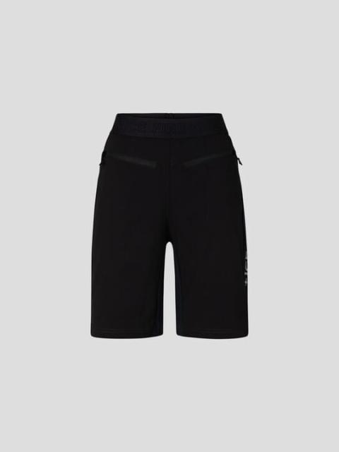 Afra functional shorts in Black