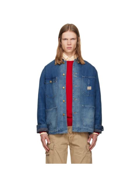Polo Ralph Lauren Blue Denim Utility Jacket