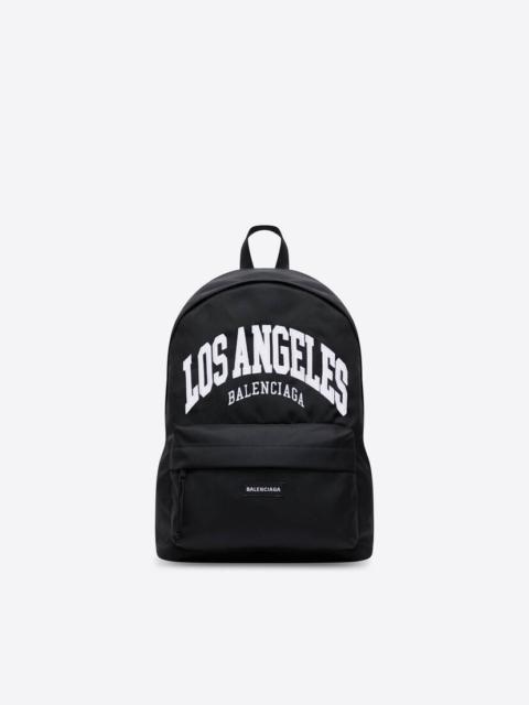 BALENCIAGA Men's Cities Los Angeles Explorer Backpack  in Black