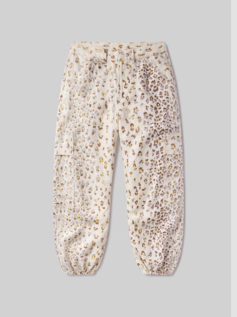 Citizens of Humanity Ciela Linen Balloon Utility In Cheetah