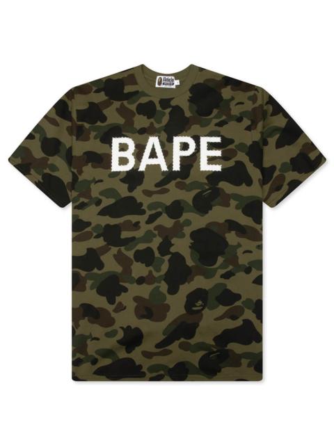 A BATHING APE® 1ST CAMO BAPE RHINESTONE TEE - GREEN