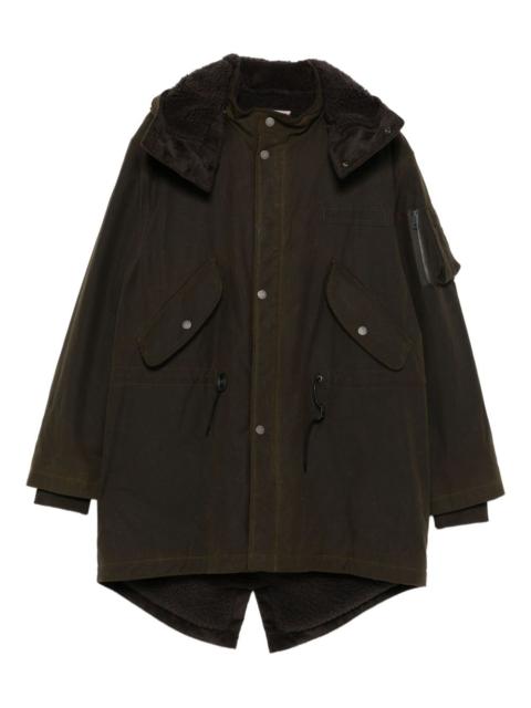 Baracuta corduroy-collar jacket
