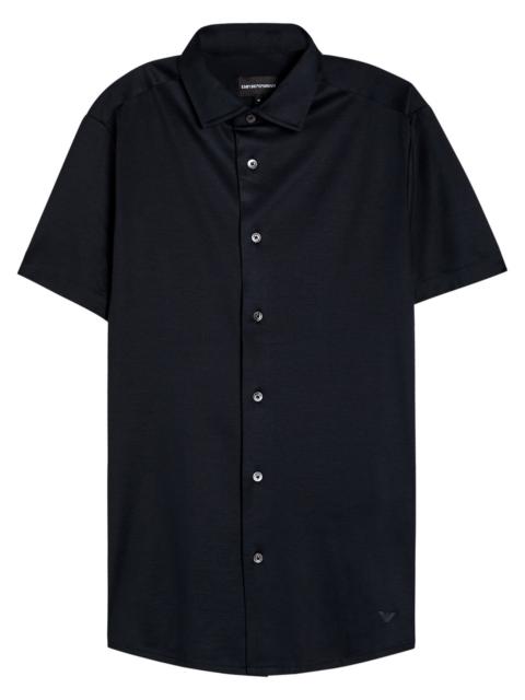 EMPORIO ARMANI Emporio Armani Logo-appliqué Jersey Shirt