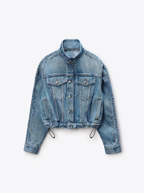 Alexander Wang denim track jacket