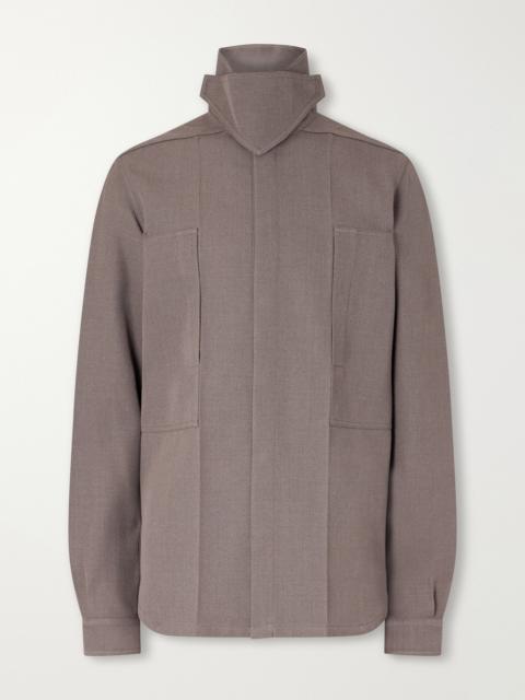 Rick Owens Virgin Wool Drill Overshirt