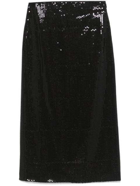 PESERICO sequinned maxi skirt