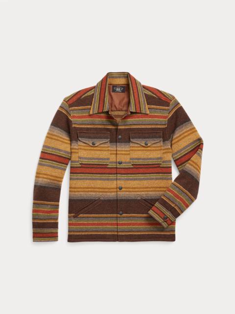 Striped Wool Workshirt Sweater