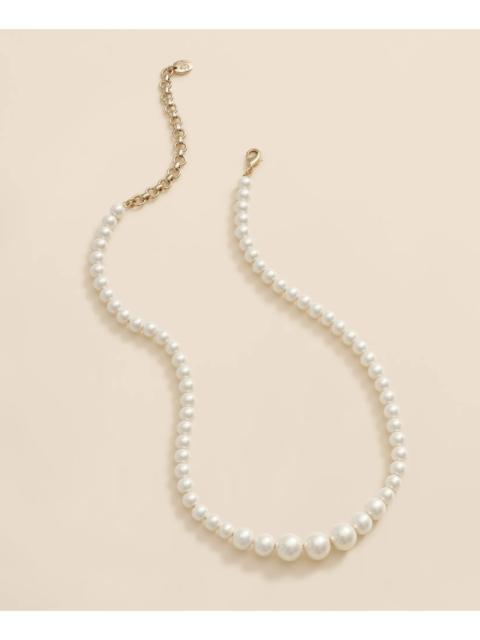Brooks Brothers Faux-Pearl Gold-Plated Necklace