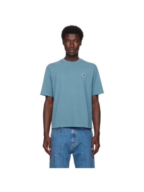 Stone Island Blue 2100237 Organic Cotton 'Fissato' T-shirt