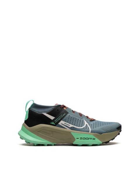 ZoomX Zegama Trail "Light Slate/Grey/Glow Green/Bone/Black" sneakers