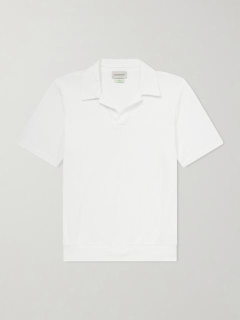 Oliver Spencer Westcott Open-Collar Organic Cotton Polo Shirt