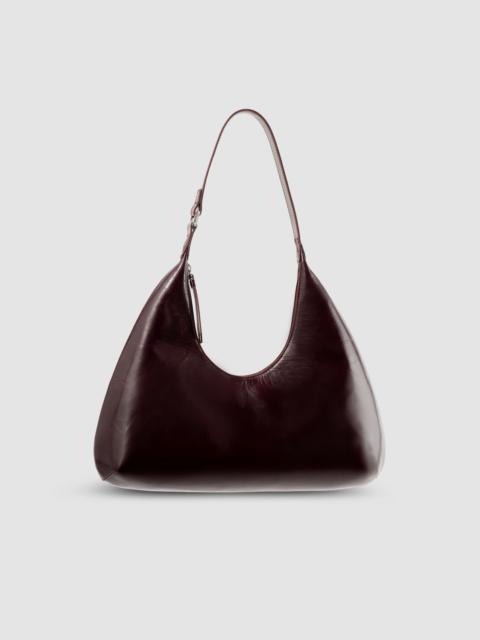 BY FAR Amber Grape Calf Leather Shoulder Bag