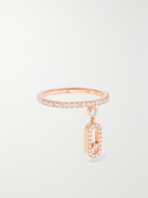 MESSIKA Move Uno Tassel 18-karat Rose Gold Diamond Ring