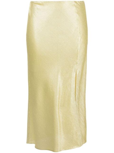 forte_forte Music lurex jacquard pencil skirt
