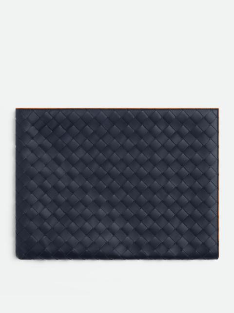 Bottega Veneta Intrecciato Half Zip Pouch