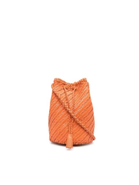 DRAGON DIFFUSION interwoven-design bucket bag