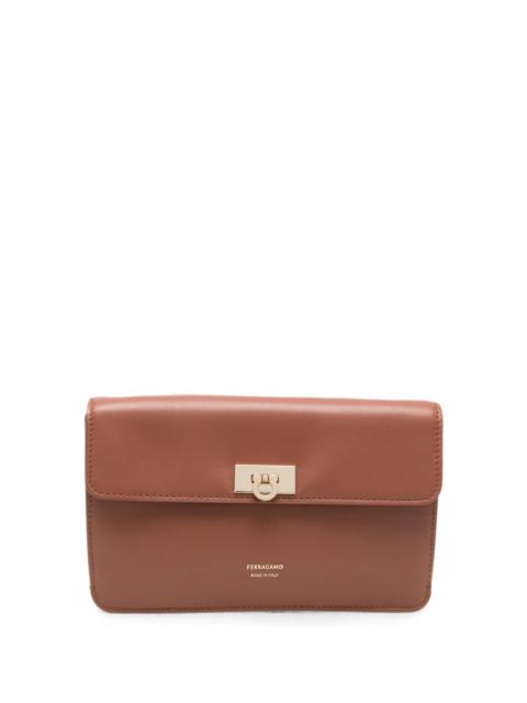 FERRAGAMO Ferragamo Gancini Flip-lock Clutch Bag
