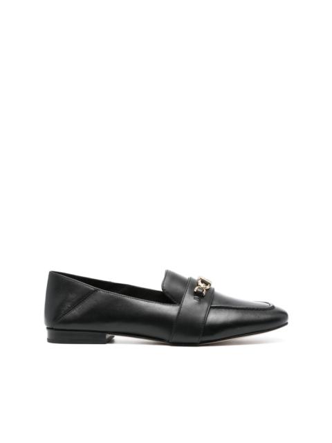 MICHAEL KORS logo-plaque leather loafers