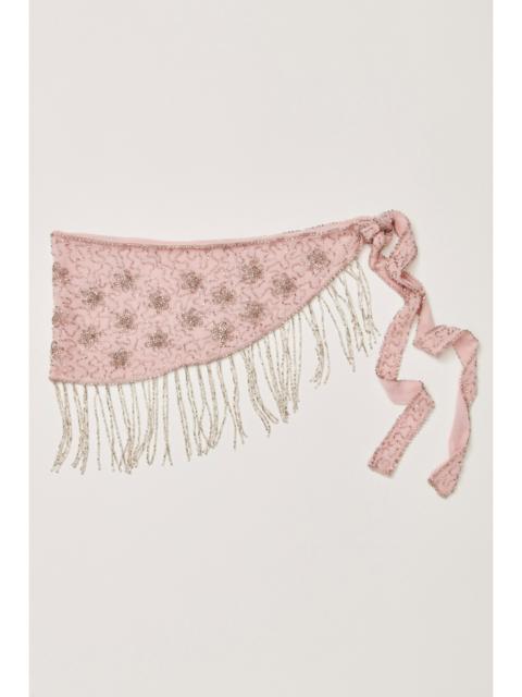 FREE PEOPLE Beaded Blooms Skirt Belt