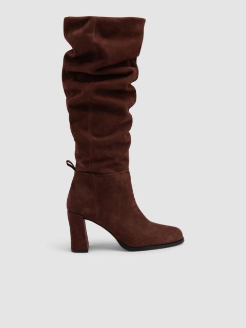 BY FAR Zoe Nubuck Knee-High Boot