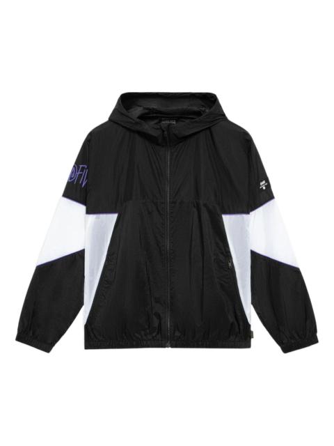 Li-Ning BadFive Logo Loose Fit Jacket 'Black White' AFDS361-1
