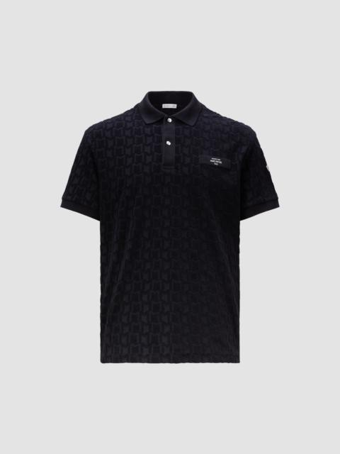 Moncler Terrycloth Polo Shirt
