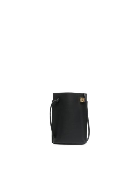 Loewe logo-plaque leather crossbody bag