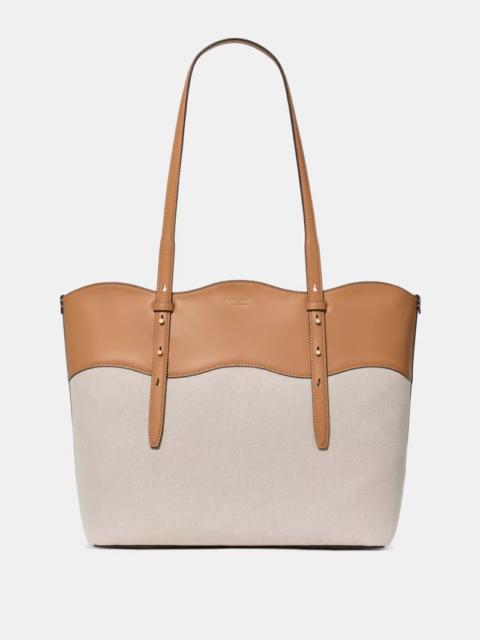kate spade Do It All Wavy Canvas Tote Bag