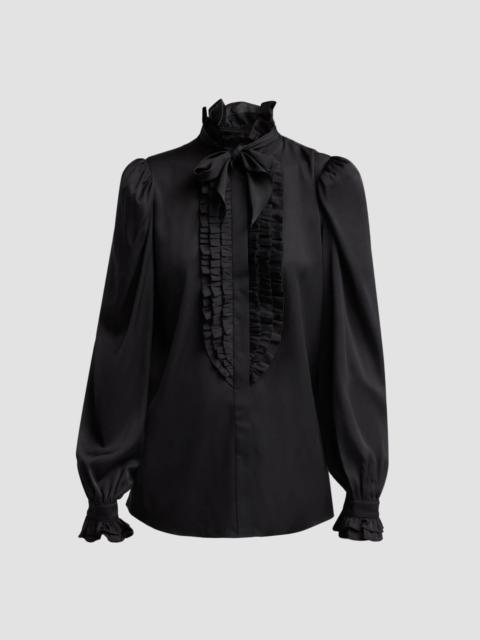 KOBI HALPERIN Women's North Silk Gerogette Blouse - Black
