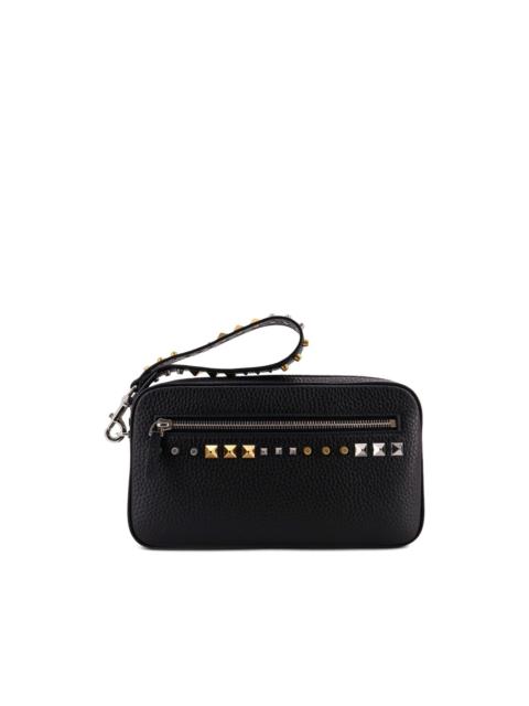 Valentino studded zip-closure clutch bag
