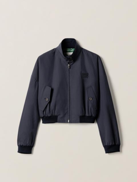 Miu Miu Panama cotton blouson jacket