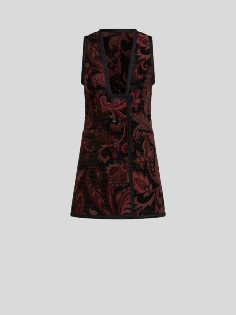Etro REVERSIBLE JACQUARD WAISTCOAT