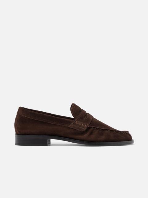 DUKE + DEXTER CB Brown Suede Penny Loafer - Men’s
