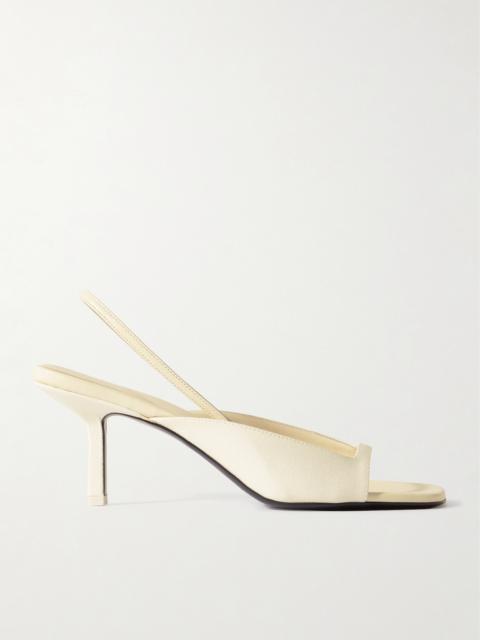 NEOUS Kamui Leather-trimmed Cady Slingback Sandals