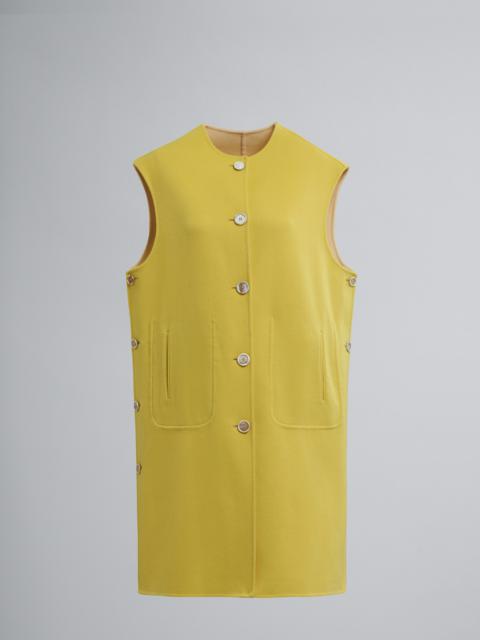 Marni CASHMERE AND WOOL DOUBLE VEST
