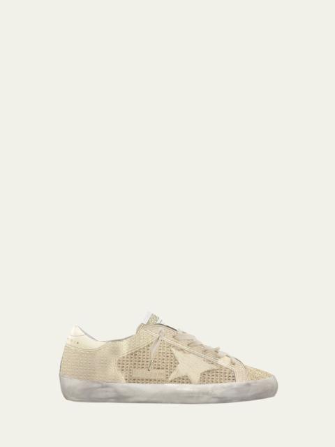 Super-Star Embroidered Cotton Low-Top Sneakers