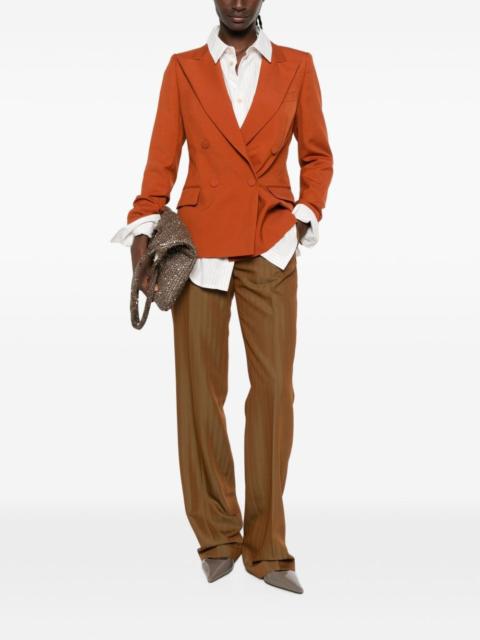 Dries Van Noten TAILORED WOOL BLEND TROUSERS