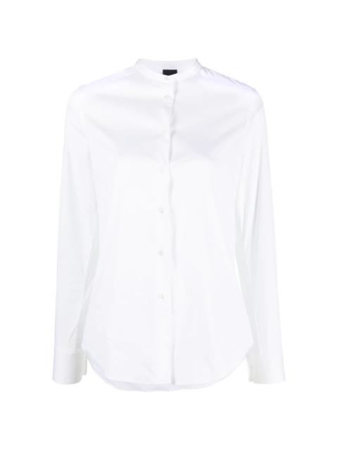 Aspesi collarless button-up shirt