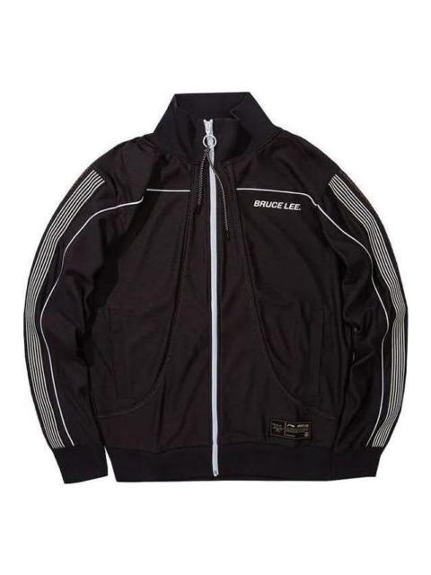 Li-Ning Li-Ning x Bruce Lee Graphic Jacket 'Black Grey' AFDR985-3