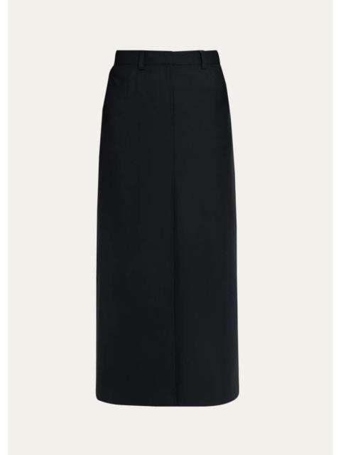 Theory Tailored Front-Vent Maxi Skirt