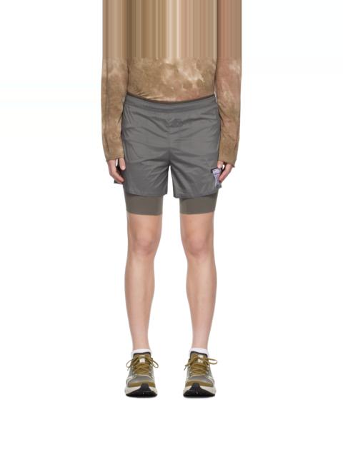 Gray CoffeeThermal 8" Shorts