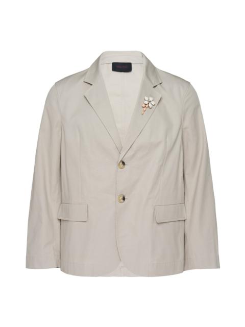 Simone Rocha Relaxed Blazer With Embroidered