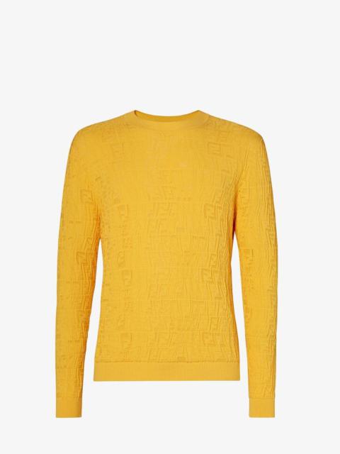 FENDI Yellow viscose jumper