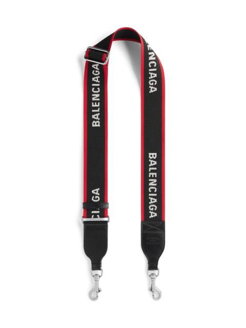 BALENCIAGA Camera Strap - Black Red
