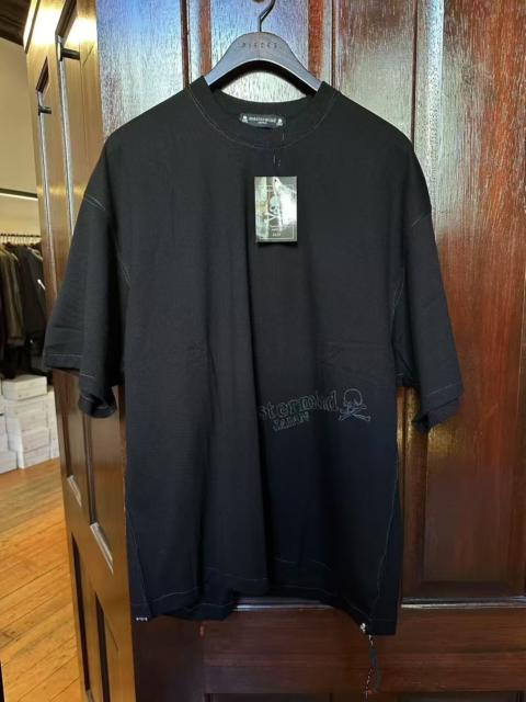mastermind JAPAN mastermind Japan FW25 Black Hand-Embroidered Logo Boxy Stitch Cotton Top