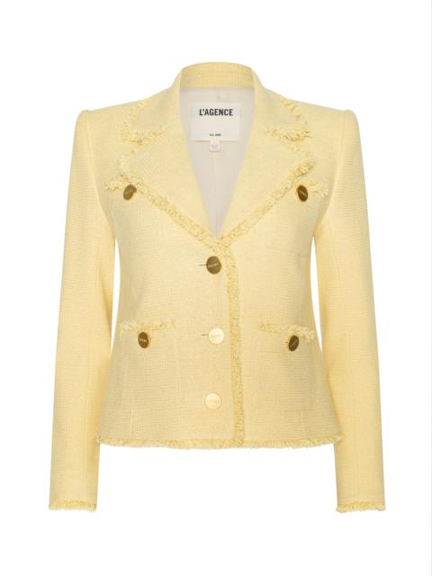 L'AGENCE Sylvia Tweed Jacket