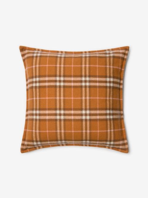 Burberry Check Cashmere Cushion