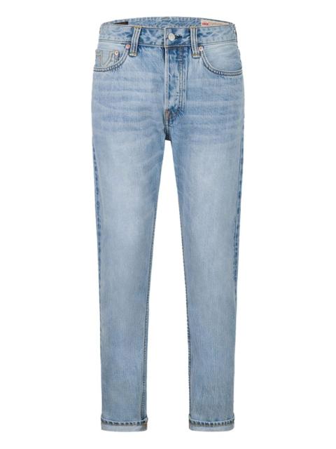EVISU spray-paint jeans